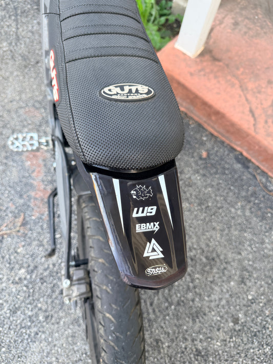 Rear fender decal for surron lbx